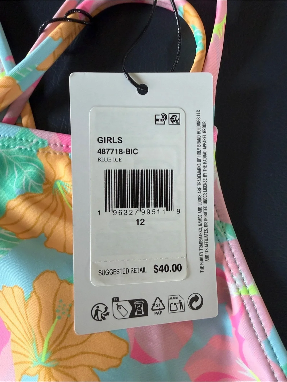 Hurley bright floral